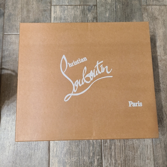 Christian Louboutin Mens Alfie Nappa high top sneakers Size Euro 44, US 10.5 - Picture 11 of 12